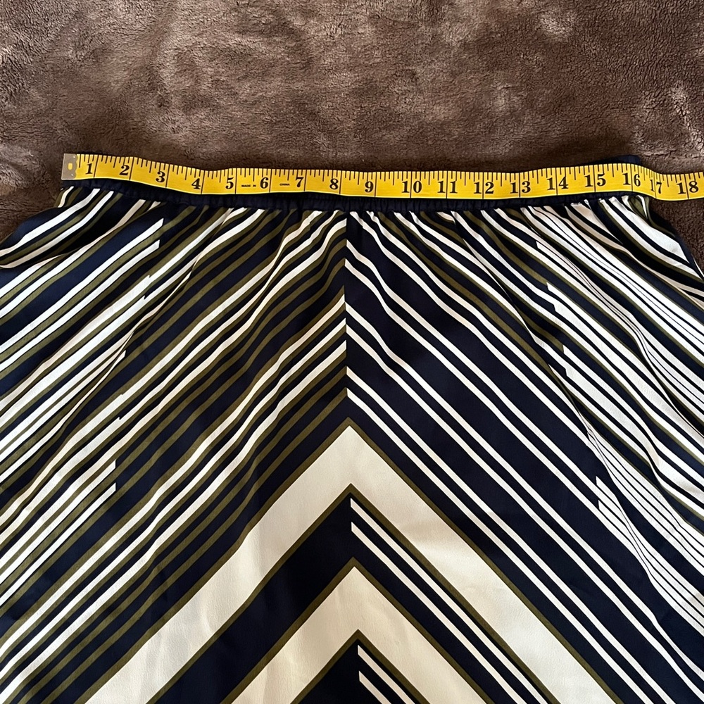 Tommy Hilfiger Women's Chevron-Stripe Skirt size L - Picture 12 of 14